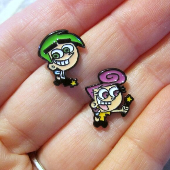 Cosmo & Wanda Earrings~Hypoallergenic - Picture 3 of 4